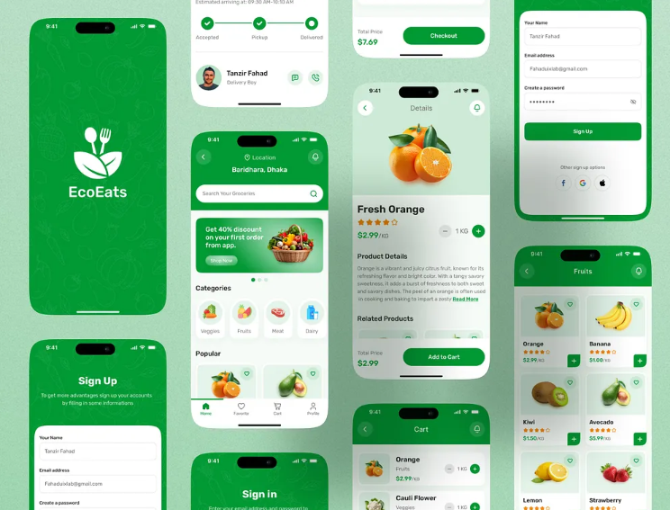 Fresh Fruits (Flutter)